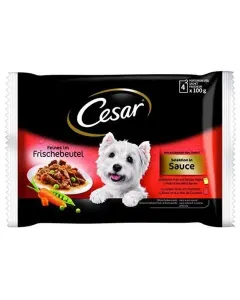 CESAR dog Selection mix v omáčke kapsičky pre psy 400g