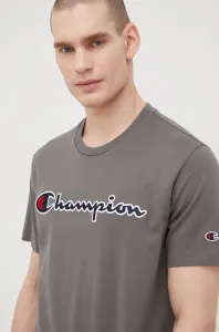 Champion CREWNECK T-SHIRT Pánske tričko, tmavo sivá, veľkosť S #219652