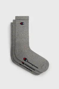 Champion 3PK CREW SOCKS Unisexové ponožky, sivá, veľkosť #432050