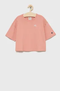 Detské bavlnené tričko Champion 404337 ružová farba, #228569