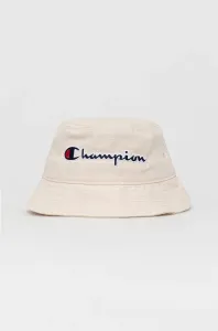 Bavlnený klobúk Champion 805551 béžová farba, bavlnený