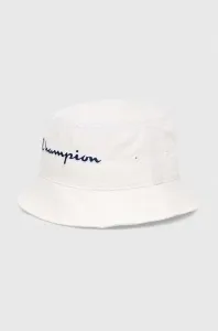 Bavlnený klobúk Champion biela farba, bavlnený #9187654