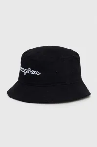 Bavlnený klobúk Champion čierna farba, bavlnený #7511805
