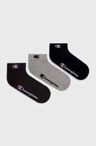 Champion 3PK QUARTER SOCKS  Ponožky, čierna, veľkosť 35-38