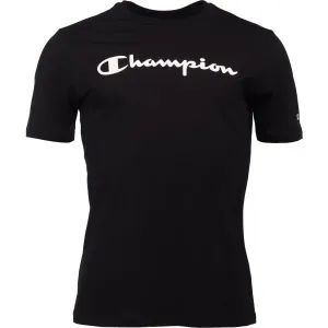 Champion AMERICAN CLASSICS CREWNECK T-SHIRT Pánske tričko, čierna, veľkosť L #5695802