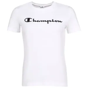 Champion CREWNECK T-SHIRT Dámske tričko, biela, veľkosť #4802520