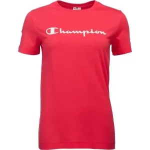 Champion CREWNECK T-SHIRT Dámske tričko, červená, veľkosť #5695540