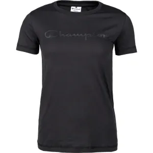 Champion CREWNECK T-SHIRT Dámske tričko, čierna, veľkosť #455549