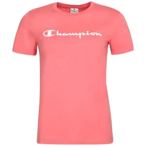 Champion CREWNECK T-SHIRT Dámske tričko, ružová, veľkosť L #417294