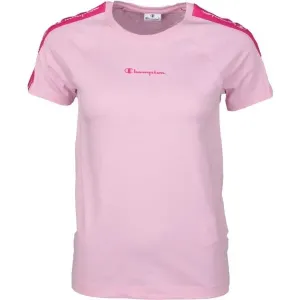 Champion CREWNECK T-SHIRT Dámske tričko, ružová, veľkosť #470786