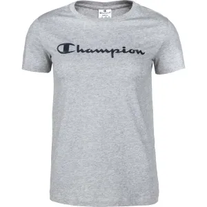Champion CREWNECK T-SHIRT Dámske tričko, sivá, veľkosť M #6276255