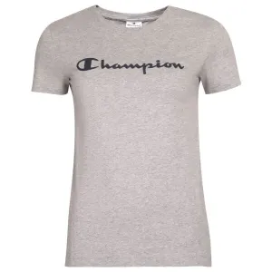 Champion CREWNECK T-SHIRT Dámske tričko, sivá, veľkosť #6230939