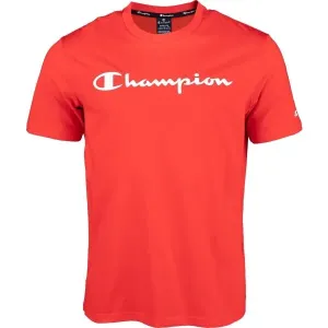 Champion CREWNECK T-SHIRT Pánske tričko, červená, veľkosť S #433613