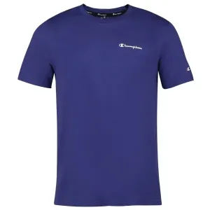 Champion CREWNECK T-SHIRT Pánske tričko, modrá, veľkosť M #6208612