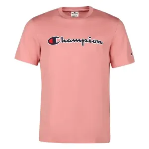 Champion CREWNECK T-SHIRT Pánske tričko, ružová, veľkosť S