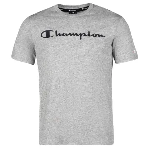 Champion CREWNECK T-SHIRT Pánske tričko, sivá, veľkosť L #410909