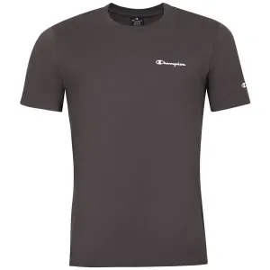 Champion CREWNECK T-SHIRT Pánske tričko, tmavo sivá, veľkosť #454990