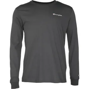 Champion LEGACY Pánske tričko s dlhým rukávom, tmavo sivá, veľkosť #7984921
