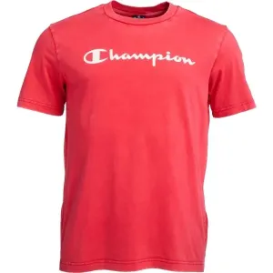 Champion OLD SCHOOL CREWNECK T-SHIRT Pánske tričko, červená, veľkosť