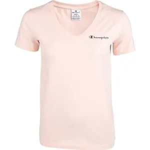 Champion V-NECK T-SHIRT Dámske tričko, ružová, veľkosť M