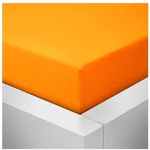Chanar plachta na posteľ Jersey Top 140 × 200 cm oranžová