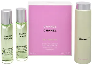 Chanel Chance Eau Fraiche - Refill toaletná voda pre ženy 3 x 20 ml