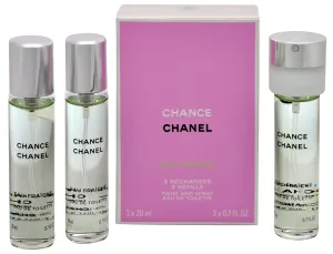 Chanel Chance Eau Fraîche toaletná voda pre ženy 3x20 ml