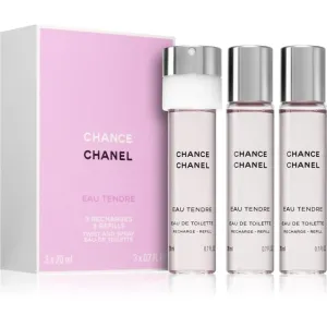 Chanel Chance Eau Tendre 3x 20 ml 20 ml toaletná voda pre ženy