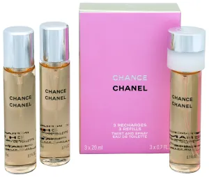 Chanel Chance - Refill toaletná voda pre ženy 3 x 20 ml