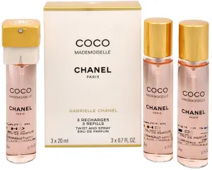 Chanel Coco Mademoiselle 3x 20 ml 20 ml parfumovaná voda pre ženy