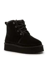 Semišové snehule Charles Footwear Grace čierna farba #8202504