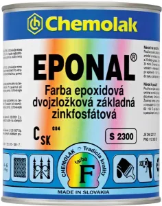 CHEMOLAK S 2300 - Základná matná epoxidová farba 5 l 0100 - biela