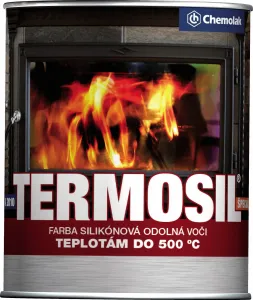 K 2010 TERMOSIL - Silikónová farba na vysoké teploty 0,75 L 0911 - strieborná