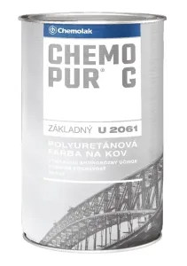 CHEMOPUR G U 2061 - Základná polyuretánová farba 8 L 0199 - čierna