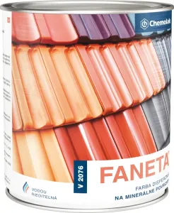 V 2076 FANETA - Farba na strešnú krytinu 12 kg 0260 - hnedá