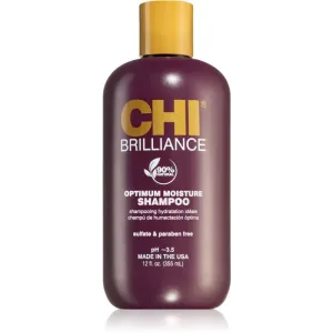 CHI Deep Brilliance Olive & Monoi Optimum Moisture Shampoo šampón pre hydratáciu vlasov 355 ml
