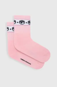 Ponožky Chiara Ferragni dámske, ružová farba #8746551