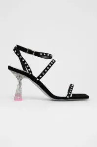 Semišové topánky chelsea Chiara Ferragni čierna farba
