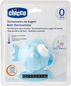 Chicco Baby Moments teplomer do kúpeľa Blue 1 ks