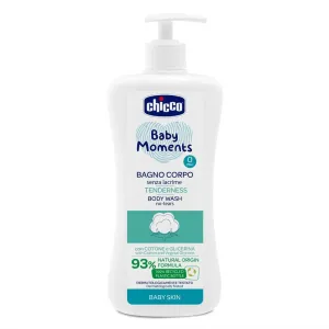 CHICCO - Šampón na telo s dávkovačom Baby Moments Tenderness 93% prírodných zložiek 500 ml