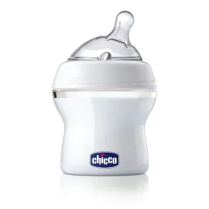 CHICCO Fľaša dojčenská Natural Feeling plast, 150 ml, s cumlíkom silikón, 0m+, neutral 1x1 ks