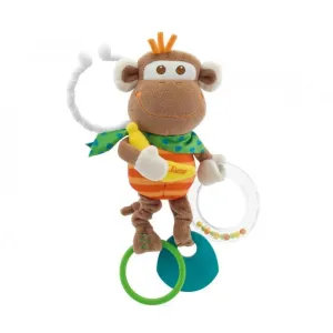 Chicco Baby Senses Monkey hryzadielko s hrkálkou 1 ks