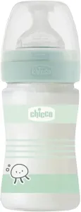 CHICCO - Fľaša dojčenská sklo Well-being silikón 150ml uni