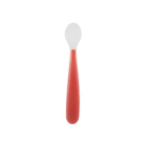 Lyžička silikón Soft 6m+ - červená, Zľava -20%