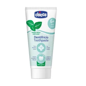 Chicco Toothpaste Mild Mint detská zubná pasta s fluoridom 6 y+ 50 ml