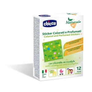 Chicco Natural Colored and Perfumed Stickers nálepky proti hmyzu 3 y+ 12 ks