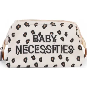 Childhome Baby Necessities Canvas Leopard toaletná taška 1 ks
