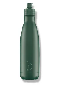 Termofľaša Chilly's Bottles - matná zelená - športová 500ml, edícia Original