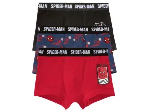 Chlapčenské boxerky, 3 kusy (146/152, Spider-Man)