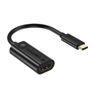 Choetech HUB-H04 adaptér USB-C Thunderbolt 3 / HDMI 2.0 4K 60Hz M/F, čierny (HUB-H04BK)